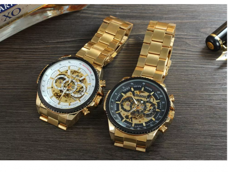 Ceas Luxury T-Winner, 5424,  Mecanic / Automat + Cutie , Geam Cristal Mineral / Hardlex BTG-WRG8053M4T4 [1]
