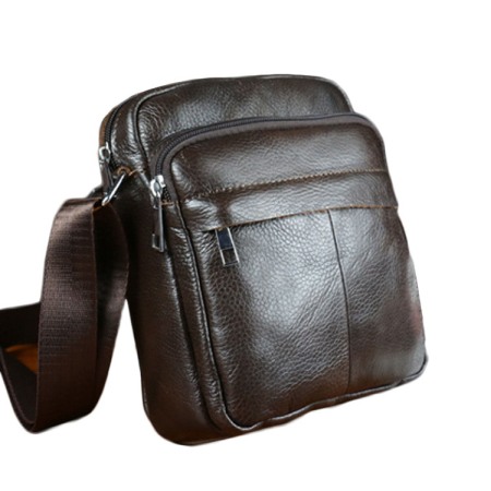 Geanta barbati BULLCAPTAIN, borseta de serviciu, geanta de umar, BC-01 Piele Naturala, 21x18x7.5 CM [3]