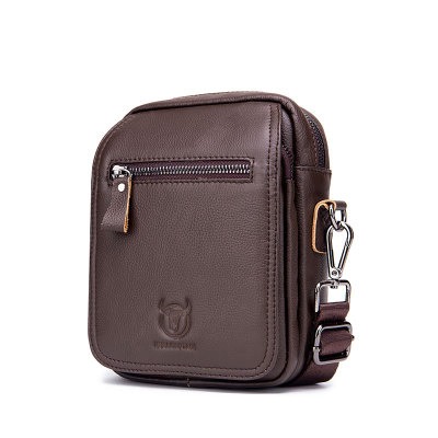 Geanta barbati, Jasp GB3028, Piele Naturala, Cafeniu, 21x16x7 cm [0]