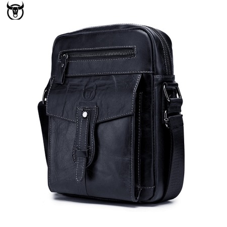 Geanta barbati BULLCAPTAIN, borseta de serviciu, geanta de umar, BC-053-L, Piele Naturala, 28x21x10CM [0]