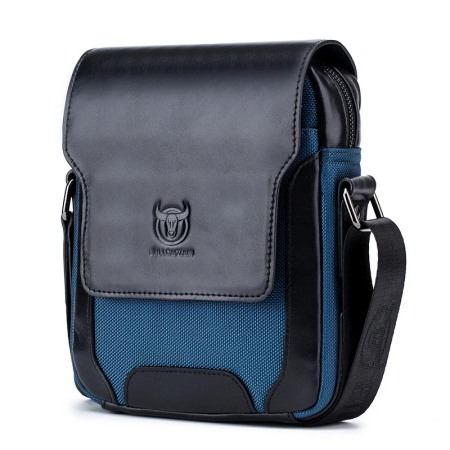 Geanta barbati, Michael GB7655, Piele Naturala, Maro-Negru 22.5x17.5x6 cm [7]