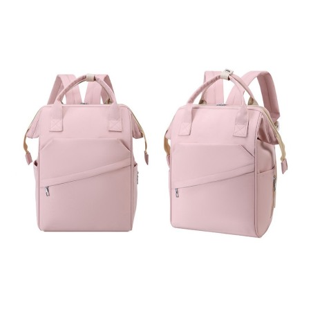 Geanta Bebe Avamsi LL-9002-1 tip rucsac scutece, Straight, incapatoare, impermeabila, versatila, ergonomica si sigura pentru mama, tata si copil [2]