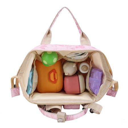 Geanta Bebe Avamsi LL-9002-1 tip rucsac scutece, Straight, incapatoare, impermeabila, versatila, ergonomica si sigura pentru mama, tata si copil [2]