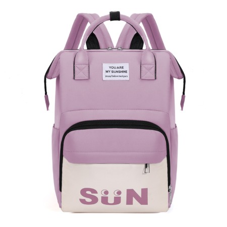 GENTI BEBELUSI - Geanta Bebe Lena MB38 tip rucsac scutece, Straight, incapatoare, impermeabila, versatila, ergonomica si sigura pentru mama, tata si copil, 38x26x18 cm