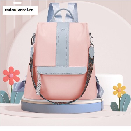 Geanta Bebe Sara MB42 tip rucsac scutece, Straight, incapatoare, impermeabila, versatila, ergonomica si sigura pentru mama, tata si copil, 32x31x14 cm [3]
