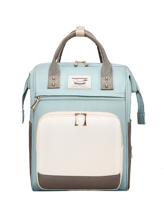 Geanta Bebe Silvia MB09 tip rucsac scutece, Straight, incapatoare, impermeabila, versatila, ergonomica si sigura pentru mama, tata si copil, 40x29x18 cm [10]