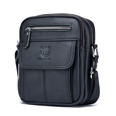 GENTI BARBATI - Geanta barbati, Alexander GB7899, Piele Naturala, Negru, 21x17x8 cm