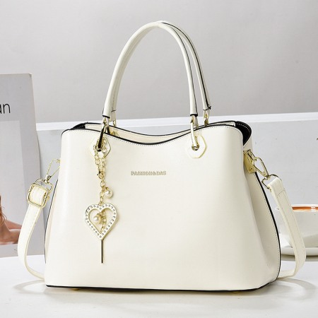 Geanta dama Amira, 6028, Alb, 27x13x19 cm [0]