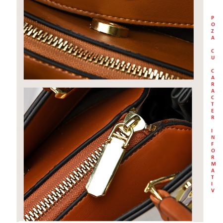 Geanta dama Amira, 6012, Negru, 27x13x19 cm [12]