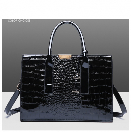 Geanta dama Atena,5044, Negru, 34x24x13 cm [5]