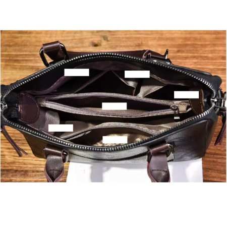 Geanta dama AVAMSI, BS-8687, bareta pentru umar, Negru, 26x24x11 cm [3]