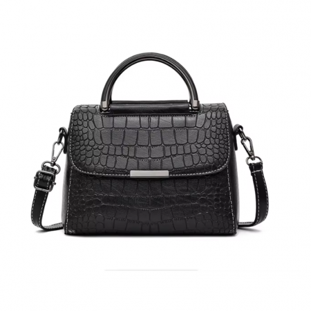 GENTI DAMA - Geanta dama Havana, 5404, Negru, 23x11x17cm