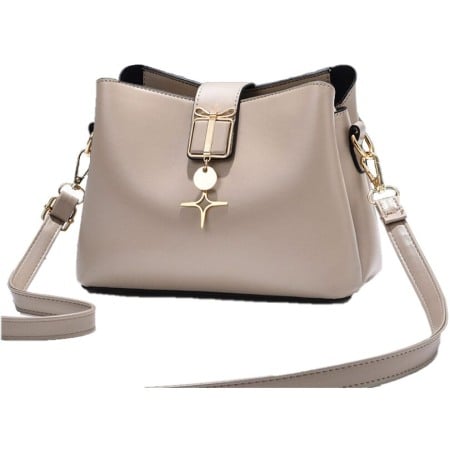 GENTI DAMA - Geanta dama Isla, 6326, Crem, 23x12x18 cm