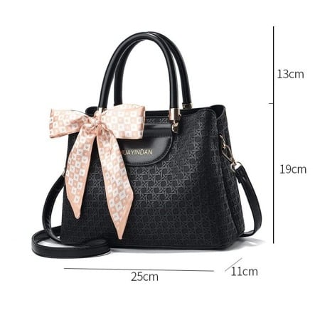 Geanta dama Lena, 6256, Negru, 25x11x19 cm [8]