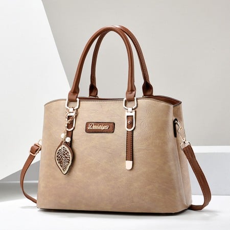 Geanta dama Lily,1041, Bej, 32x13x23 cm [1]