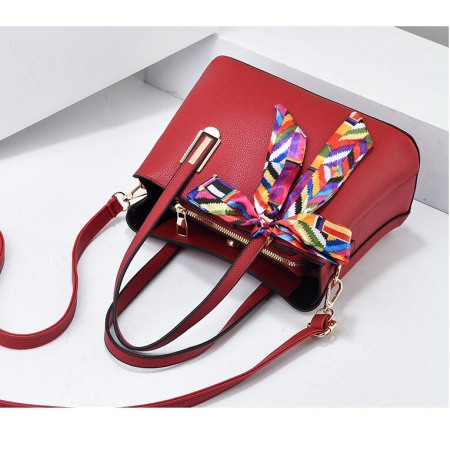 Geanta dama Ofelia, 6723, Rosu, 24x13x19 cm [1]