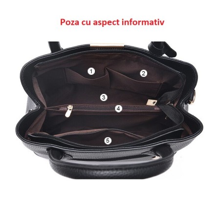 Geanta dama Palmer, 5047, multicolor, 29x13x22 cm [2]