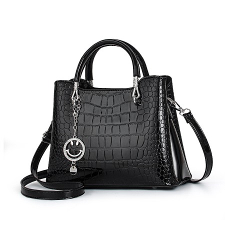GENTI DAMA - Geanta dama Talia, 6703, Negru, 26x12x28 cm