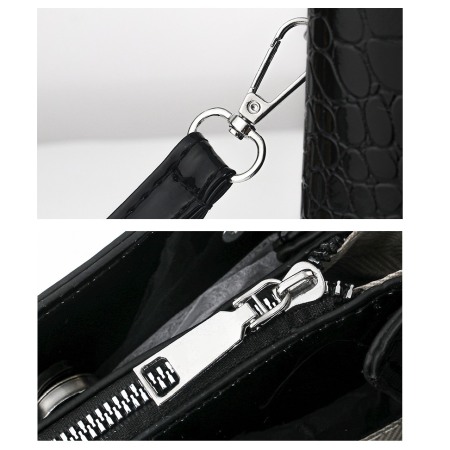 Geanta dama Talia, 6703, Negru, 26x12x28 cm [8]