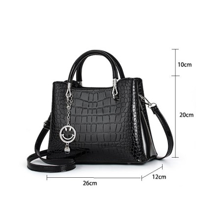 Geanta dama Talia, 6703, Negru, 26x12x28 cm [3]