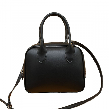 GENTI DAMA - Geanta dama Tirana, 5045, Negru, 27x23x7 cm