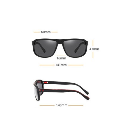 Ochelari de soare barbati AVAMSI XFT-C1742 Wayfarer, Polarizati, Gri [3]