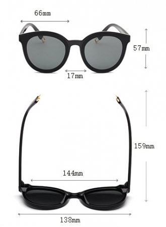 Ochelari de soare dama, Thea 8522, Protectie UV, Negru [1]