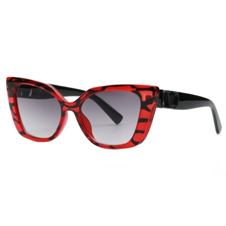 Ochelari de soare dama AVAMSI, Cat-Eye JF-2059, Rosu
