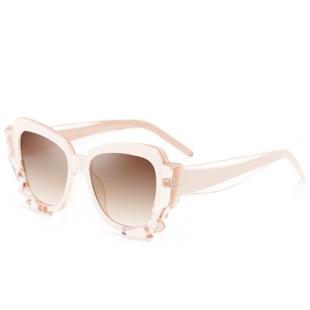 Ochelari de soare dama cat eye AVAMSI XFT-CT1712, Polarizati, Roz