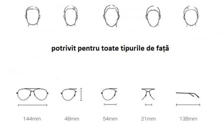 Ochelari de soare unisex Polarizati,Protectie UV,  Jonas Wayfarer, Negru [1]