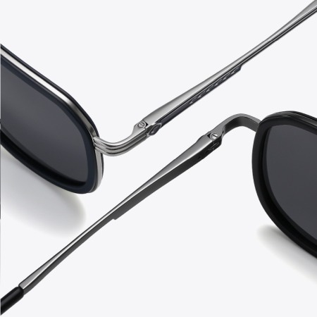 Ochelari de soare unisex AVAMSI XFT-C1770 Aviator, Polarizati, Negru [1]