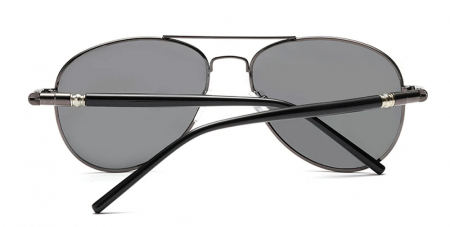 Ochelari de soare Barbati, Polarizati, Protectie UV, Sindre 1099 Aviator, Negru [6]