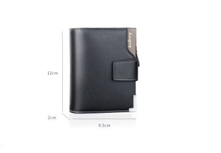 Portofel Barbati, Baellerry, ZX-A129, Negru, 12X9.5X2 cm [3]
