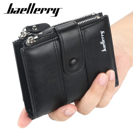Portofel Barbati, Baellerry, ZX-D3215, Negru, 12x10x2 cm [1]