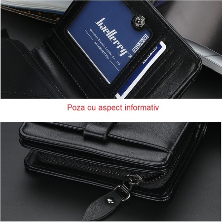Portofel Barbati, Baellerry, ZX-D9153, 12x9.5x3.5 cm [4]