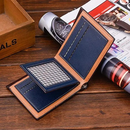 Portofel Barbati, Baellerry, ZX-DR009, Maro, 12x9x1.3 cm [2]