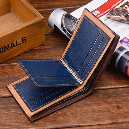 Portofel Barbati, Baellerry, ZX-DR009, Maro, 12x9x1.3 cm [3]