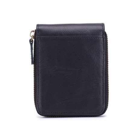 Portofel Barbati, Bullcaptain, BC-029, 11.5x9.5x2.5 cm Piele naturala [4]