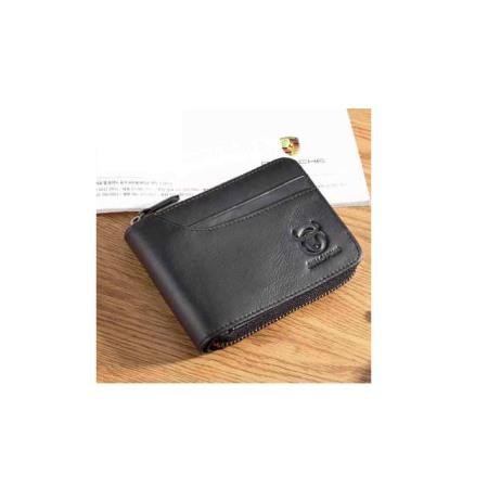 Portofel Barbati, Bullcaptain, BC-029, 11.5x9.5x2.5 cm Piele naturala [5]