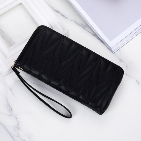 Portofel Dama, AVAMSI, KXM-C079-120, Negru, 19x10x2.5 cm [2]