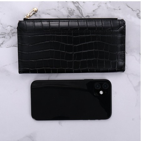 Portofel Dama, AVAMSI, KXM-C318-1, Negru, 19x10x1.5 cm [6]