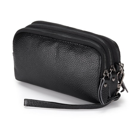 Portofel Dama, AVAMSI, YT-003, Rosu, 17x9.5x5 cm Piele naturala [7]