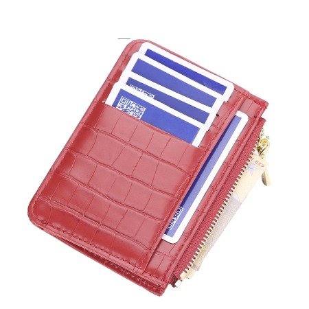 Portofel Dama, Baellerry, ZX-083, Rosu, 12x8x2 cm [8]