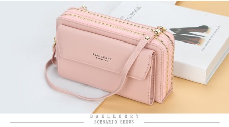 Portofel Dama, Ebba, 4582, Roz, 21X11x4.5cm [1]