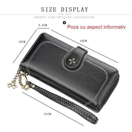 Portofel dama, BAELLERRY, ZX-N1813, 19x10x3.5 cm [5]