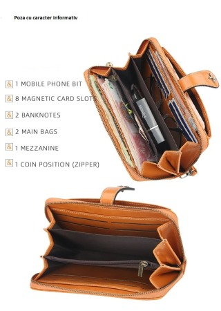 Portofel Dama, Baellerry, ZX-N1818, 20x11x4 cm [5]