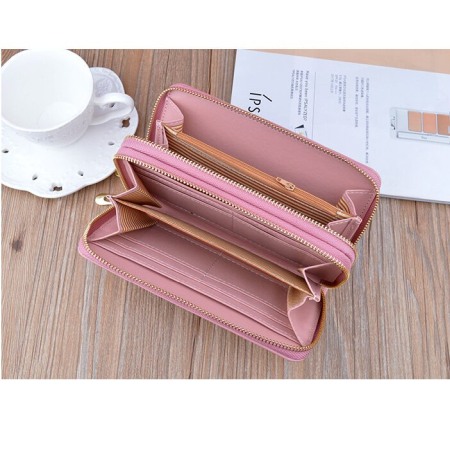 Portofel Dama, Manydi Fashion, 1696, Roz, 19.5x9.5x4 cm [1]