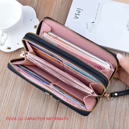 Portofel Dama, MANYDI, TQ-Y-7013, 19.5x9.5x4 cm [3]