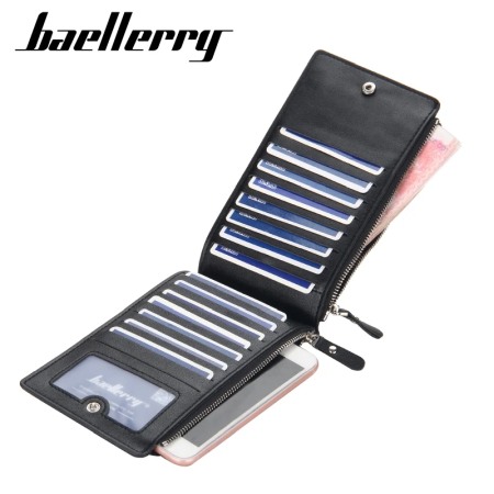 Portofel Unisex, Baellerry, ZX-K830, Negru, 19x11x2 cm [5]