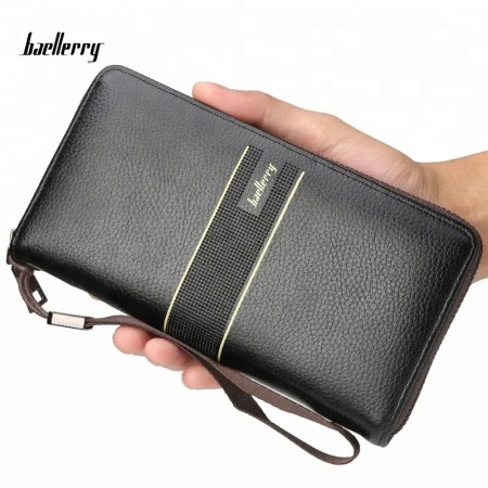 Portofel Unisex, Dama, Barbati, Baellerry, ZX-S6088, Negru, 20x10x2 cm [7]